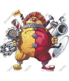  Fancy an armed clown