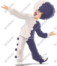  Colourful clown