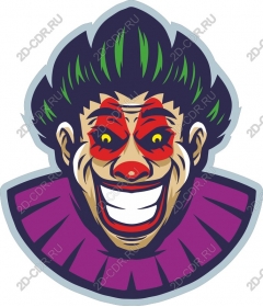  Colourful clown