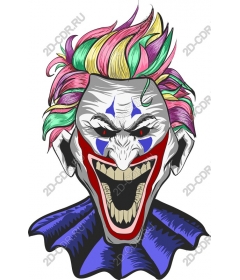  Bright scary clown