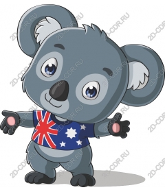  Cute mascot Koala
