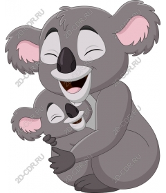 Love family koalas