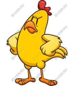  Bizarre cartoon chicken