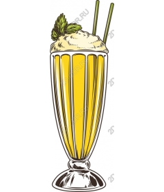Vintage classic milkshake
