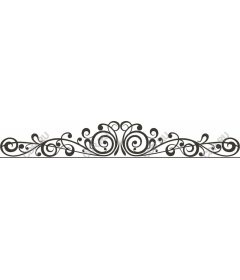  Elegant decorative curl border