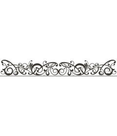  Elegant floral curl pattern