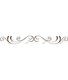 Elegant decorative curl