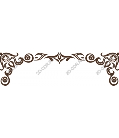  Elegant vintage decorative border