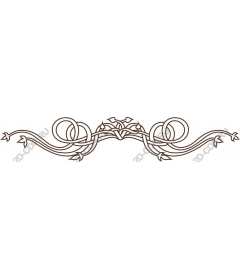 Vintage decorative frame