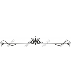  Elegant floral border
