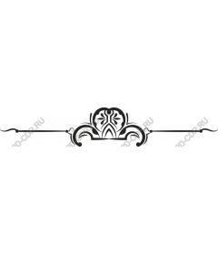  Elegant black and white ornament