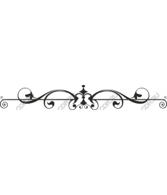 Vintage decorative divider