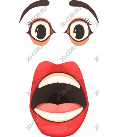 Surprised face