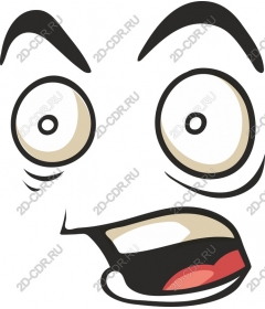  Surprised expression