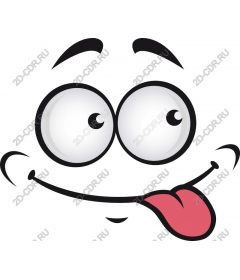  Cheeky cartoon face