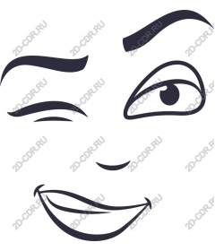  Подмигивающее лицо