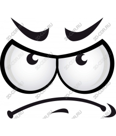 Grumpy face