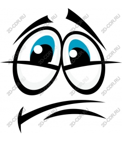  Brooding cartoon face