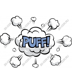  Стиль комиксов «Puff!»