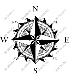  Elegant compass