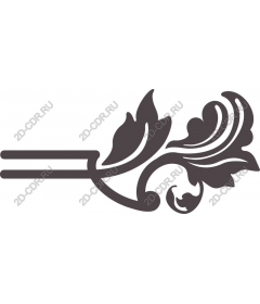  Elegant floral pattern