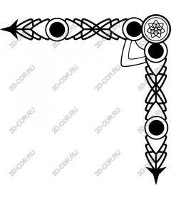 Mystic eyes and arrows decorative