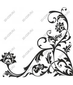  Elegant floral corner