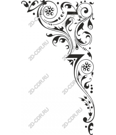  Elegant floral pattern