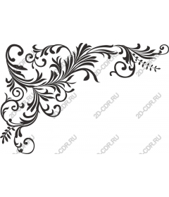  Elegant floral decorative area