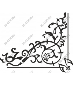  Elegant decorative floral corner