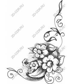  Elegant floral design
