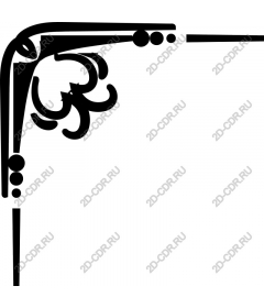  Elegant corner flourish