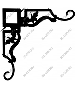  Elegant corner ornament