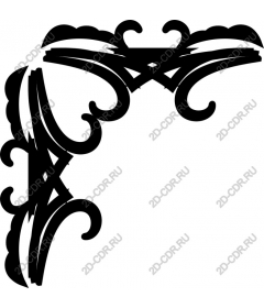  Elegant corner ornament