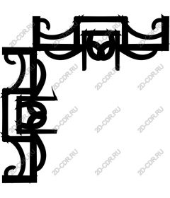  Elegant corner ornament