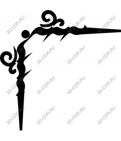  Elegant corner ornament