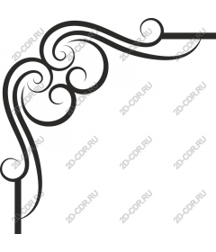  Elegant corner ornament