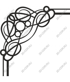  Elegant corner ornament