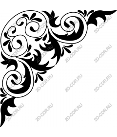  Elegant decorative corner decorative element