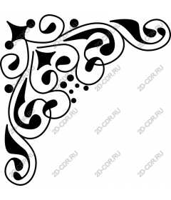  Elegant black decorative area