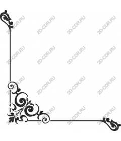 Exquisite corner decorative