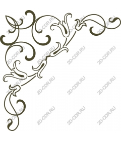  Elegant decorative floral corner