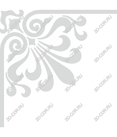  Elegant corner flourish