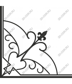  Corner decorative element Timeless Flourish