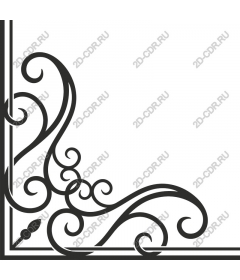  Elegant corner ornament