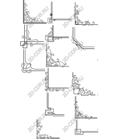  Elegant decorative corner kit