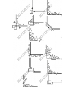  Elegant decorative corner kit
