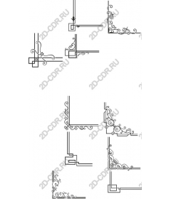  Декоративный угловой комплект