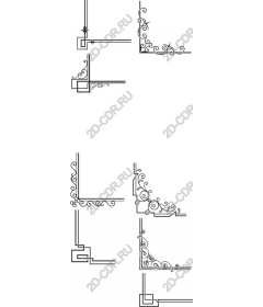  Elegant decorative corner kit