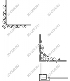 Elegant decorative corner set